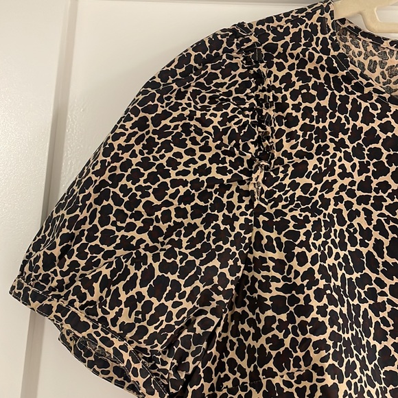 J Crew Short Sleeve Puff Sleeve Shirt - Picture 3 of 6